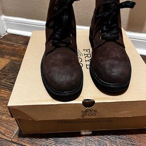 Frye Men's Brown Leather Boots